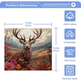 thumbnail image 5 of GZHJMY Deer Flowers Cotton Washcloths Set of 2, 12"x12" Super Soft Absorbent Wash Cloths Bathroom Face Cloths Fingertip Towels for Gym Hotel and Spa, 5 of 7