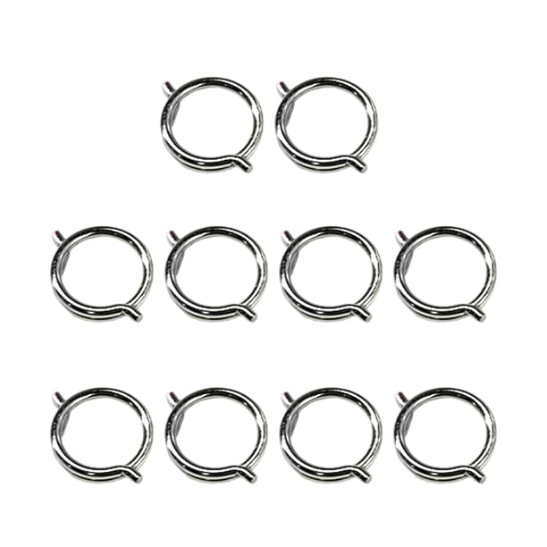 10x Tijeras para aves de corral de repuesto con resorte, resistentes, de fácil instalación, de acero resistente L