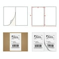 thumbnail image 2 of 1000 Half Sheet Shipping Labels 8.5x5.5 Self Adhesive For Laser & ink, 2 of 7