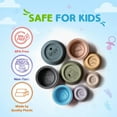 thumbnail image 5 of Zzyfgh Tazas Apilables De Juguete para Bebés, 8 Piezas, Tazas Anidadas con Patrón, Regalos Educativos Montessori Divertidos, Tazas, Juguetes para Niños Pequeños De 1 A 3 Años, 5 of 5
