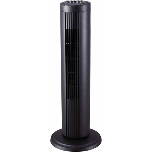 27" Tower Fan, Black