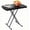 Black, variant on Small Adjustable Folding Table, 30" Portable Laptop TV Tray Desk, 13.8"-28" Height, HDPE Plastic & Steel Frame