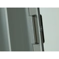 thumbnail image 5 of Spectrum Elite 48 in. x 96 in. Vinyl Accordion Folding Closet Door, Retractable Room Divider, Trim to Fit, Reversible, City Grey, 5 of 5