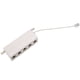 thumbnail image 2 of 2X Beige RJ11 6P4C Macho Clavija A 5 Puertos 6P2C Hembra Enchufe Adaptador de Divisor de Telefonica, 2 of 5