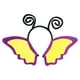 thumbnail image 1 of KAKOWELY 1 diadema con antena para Halloween, ideal para fiestas, disfraces (amarilla y morada), 1 of 5