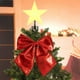 thumbnail image 1 of Lazos de tela, adornos navideños, lazos navideños con lentejuelas, pajaritas con brillantina, accesorios para árboles de Navidad, decoración de coronas, adornos para puertas y ventanas, decoraciones p, 1 of 6