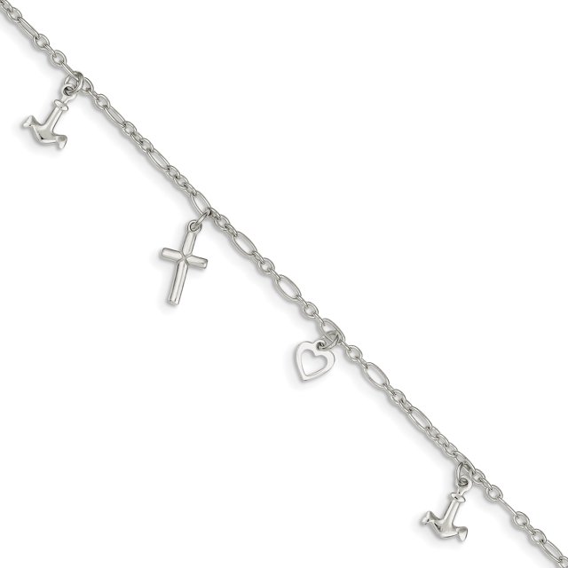 Chaîne Cheville en Argent Sterling 925 2mm