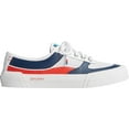 thumbnail image 2 of Women's Sperry Top-Sider Soletide Sneaker Blue/Red Perforated Action Leather 9 M, 2 of 6