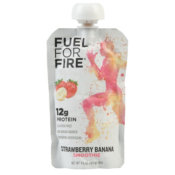 Fuel For Fire Strawberry Banana Smoothie, Strawberry Banana Case Of