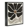 thumbnail image 4 of Stupell Industries Modern Neutral Flower Botanical & Floral Painting Black Framed Art Print Wall Art, 17 x 17, 4 of 10