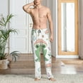 thumbnail image 6 of Lsque Frog and Mushrooms Print Men's Pajama Pants, Lounge Pant - Comfortable Home Wear,Elastic Waistband, Stylish Design-XX-Large, 6 of 9