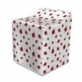 thumbnail image 1 of Ladybugs Washer Cover, Ladybug Dotted Wings Swirls and Curves Pattern Animal, Dust and Dirt Free Decorative Print, 29" x 28" x 40", White Black, by Ambesonne, 1 of 3