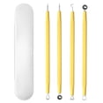thumbnail image 1 of Pimple Popper Tool Kit, Comedone Blackhead Remover Zit Blackhead Extractor Tool for Nose Face, Blackhead Needle Acne Needle Beauty Tool Candy Color Tool Kit. (4Pcs Set) (Green), 1 of 7