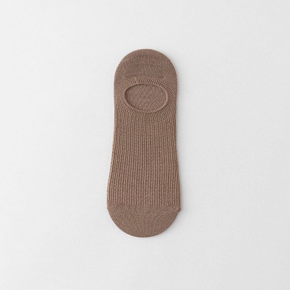 WHEANG No Show Socks for Women Men Breathable Socks Low Cut Socks Soft Sweat Absorption Socks Breathable Summer Socks Daily Wear Casual Boat Socks Short Socks for Men Coffee 2026 Sales Under $1