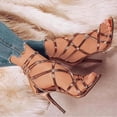 thumbnail image 1 of Sandalias de mujer Zapatos de fiesta Sandalias sexy Punta abierta Tacones súper altos Stilettos de boca de pez Wmkox8yii shjk5788, 1 of 8