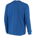 thumbnail image 3 of Men's Dunbrooke Royal New York Giants Logo Maverick Thermal Henley Long Sleeve T-Shirt, 3 of 4