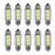 thumbnail image 2 of Bombillas LED Para Automóvil, Lámpara Interior De 3 LED De Alto Brillo De 36 Mm, 10 Piezas Para Automóvil, 2 of 7