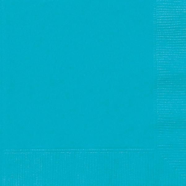Serviettes de table solides bleu sarcelle , 20 ct