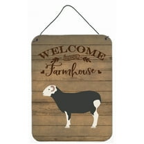 Carolines Treasures Herwick Sheep Welcome Door Hanging Prints wall-decor, Multicolor