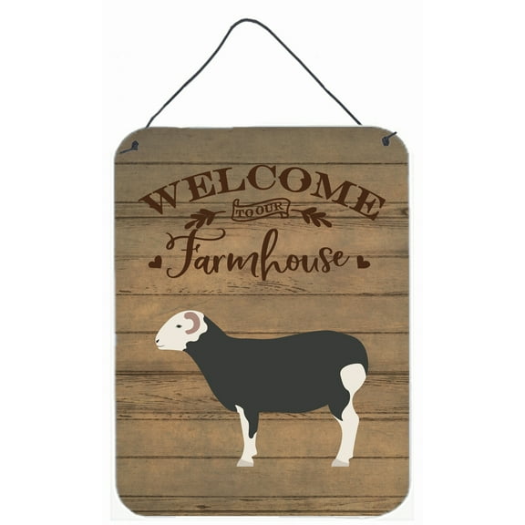 Carolines Treasures Herwick Sheep Welcome Door Hanging Prints wall-decor, Multicolor