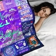thumbnail image 3 of 9 Year Old Girl Birthday Gift Ideas Throw Blanket, 9th Birthday Gifts for Girls, Happy 9th Birthday Decorations, Best Birthday Gifts for 9 Year Old Girls Daughter Bestie Sister 50" x 60", 3 of 5