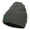 Dk Grey, variant on Mini Frog Embroidered Long Beanie - Dk Grey OSFM