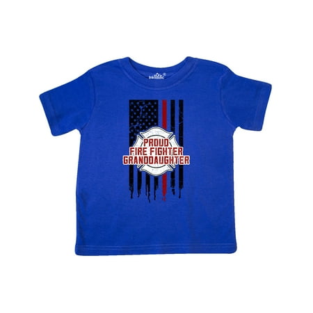

Inktastic Proud Firefighter Granddaughter Gift Toddler Toddler Girl T-Shirt