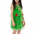 thumbnail image 5 of Gibobby Vestidos de Navidad para niña Trajes de diadema para vestido de árbol de Chriamas personalizados para fiesta de Navidad y Cosplay para niñas pequeñas (Verde, 12-14 años), 5 of 5