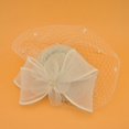 thumbnail image 3 of chapeau voile Rétro - Fascinateur de costume de voile de mariée Élégant, 3 of 10