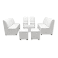 thumbnail image 1 of Sala Lounge Lisa Blanca Minimalista Moderna Sillones Puff Dimobeler Lisa, 1 of 2