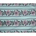 thumbnail image 4 of oneOone Polyester Lycra Fabric Leaves & Floral Block Printed Craft Fabric BTY 56 Inch Wide, 4 of 4