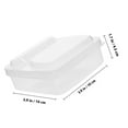 thumbnail image 7 of LOLIPPYY 2-Pack White Cheese Storage Boxes for Butter and Cheese Keeping Containers, 7 of 7