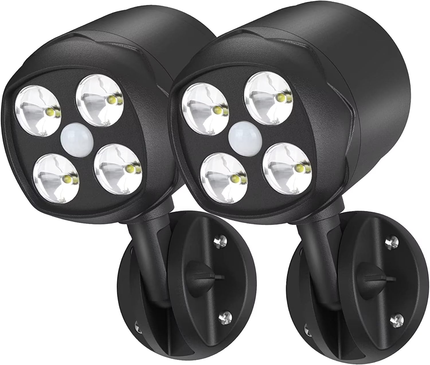 HSC Motion Sensor Outdoor Lights Battery Powered, Waterproof Battery