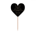 thumbnail image 1 of Totem Pattern Geometry Fan Alien Toothpick Flags Heart Lable Cupcake Picks, 1 of 3