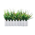 thumbnail image 1 of Valla en maceta flor artificial tela de simulación flor hogar boda decoración floral falsa, color blanco y mezcla Noticed HA7817-05B, 1 of 5