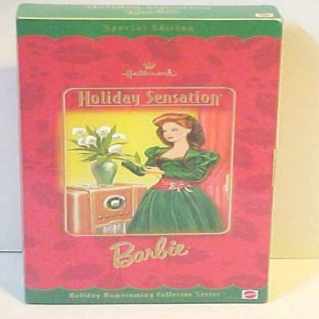 Special Edition Collector Series - Holiday Sensation Barbie - 1998 - Hallmark Gold Crown Exclusive - Holiday Homecoming Collector Series - Special Edition - 1940's Dress - Limited Edition - Collectible
