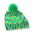 thumbnail image 1 of Cateissary Sombrero de Navidad LED que brilla intensamente Papá Noel * Gorras Sombreros de punto Decoraciones de Navidad Kits de decoración para fiestas Cuerda de lámpara, 1 of 6