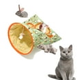 thumbnail image 3 of Bolsa de túnel para gatos, plegable, interactiva, con 5 agujeros, sonido arrugado, cubo de taladro para mascotas con bolas de felpa para gatos, gatitos, erizo, 3 of 10