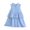 Blue, variant on ANINEO Little Girl Denim Sundress Cute Embroidered Patterns Jumper Sleeveless Casual Dress