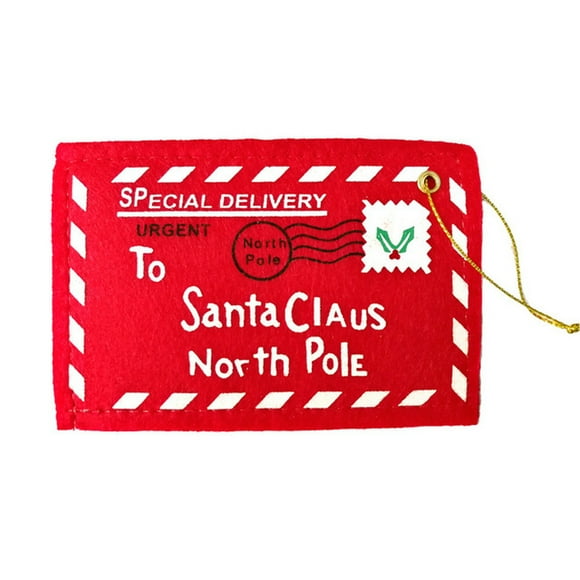 Christmas Ornaments Personalized Christmas Ornament Christmas Xmas Envelope Greeting Card Candy Bag Gift Ornament Santa Clau