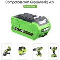 thumbnail image 3 of 2Pack for Greenworks 29462 40V 6000mAh Li-ion 29472 29462 29252 20202 22262 2531225322 20642 22272 27062 21242 green, 3 of 6