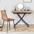 thumbnail image 4 of M optimized Modern Lifting Dining Table Multifunctional Foldable Coffee Table with Wood Desktop and Metal Legs, 4-in-1 Dressing Table Office Table for Home Space Saving, 4 of 9