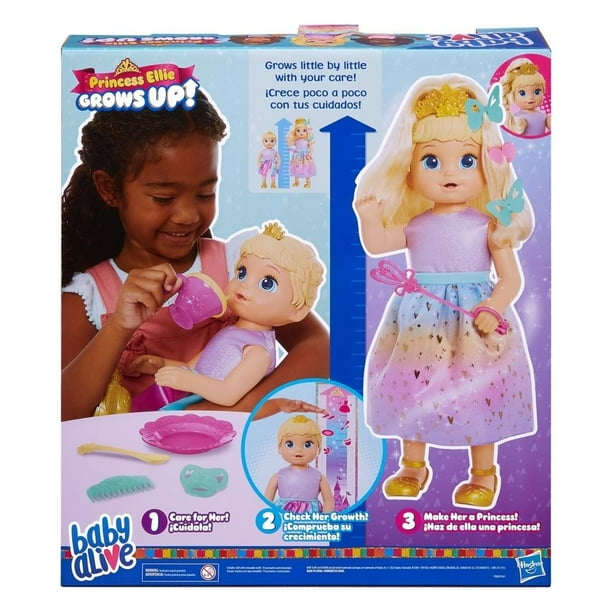 Muñeca Baby Alive Hasbro Princess Ellie Grows Up Walmart en línea