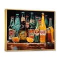 thumbnail image 2 of Designart "Pop Art 1950S Cocktail EFlow II" Food & Beverage Floater Framed Wall Art Print, 2 of 7