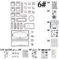 thumbnail image 2 of Clear Stamp DIY Transparent Assorted Patterns Silicone Stamp Decorative Stamp, 2 of 2