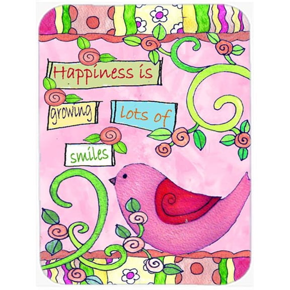 Flower Happiness In Growing Glass Cutting Board- Large