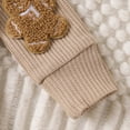 thumbnail image 4 of Wxirdiow Baby Girl Holiday Outfits Baby Girls Christmas Photo Romper Jumpsuit Set,Khaki,0-3 Months, 4 of 9