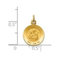 thumbnail image 2 of 14k Saint Joseph Medal Charm in 14k Yellow Gold, 2 of 3