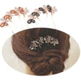 thumbnail image 2 of Bangcool Hair Side Combs Butterfly 2PCS Fake Crystal Hair Pins Wedding Hair Accessories, 2 of 10