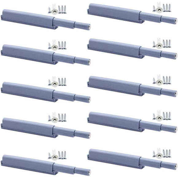 Jinsinto Matériaux de Haute Qualité: le Matériau Est en Plastique ABS, Antirouille, anti-corrosion et durable. Facile à Utiliser : Sans Poignée, Appuyez pour Ouvrir. Ce Tampon Est un Moyen simple et Efficace d'Ouverture et de Fermeture de Votre Porte Sans Tirer. Sans Bruit : C'est un Dispositif Spécial avec un Joint en Caoutchouc Résistant à l'Usure Qui Permet la Fermeture Serrée de la Porte. design Unique et Intime : la Tête Est Ajustable en Ajustable en Cas. l'Utilisation. la Portée Est Ajustable. la Longueur de l'Intime.
